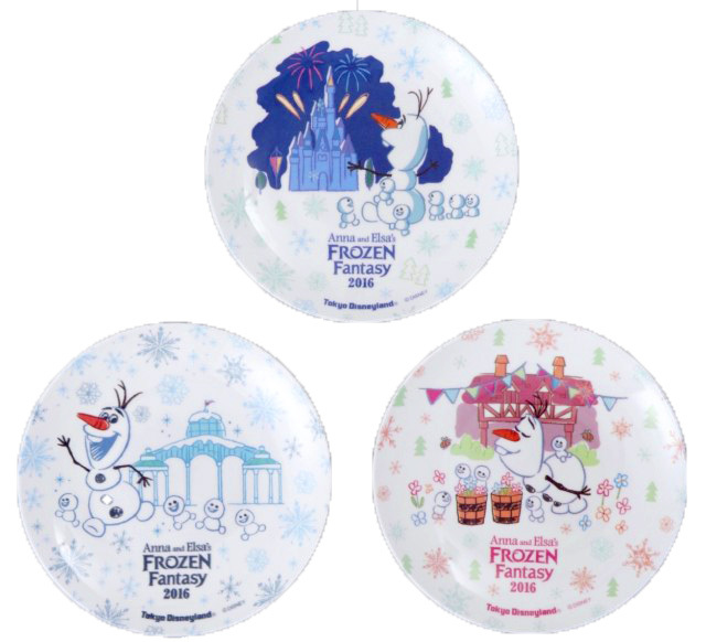 ミニプレートセット ¥1,400｜TDL「アナとエルサのフローズンファンタジー」2016