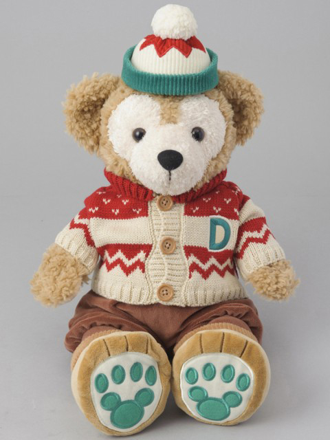 2015ダッフィーのクリスマス「Very Merry Snowtime」コスチュームセット　イニシャルも入ったセーターがかっこい！コスチュームセット　4900円