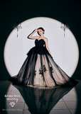 KIYOKO HATA（キヨコハタ）×marry（マリー）新作ウェディングドレス　KH-0038_Black×Beige