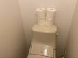＜トイレラック使用前＞予備のトイレットペーパーって置き場所に困りませんか