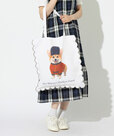 【Jubilee <ジュビリー>】スカラップトートバッグ CATS & DOGS