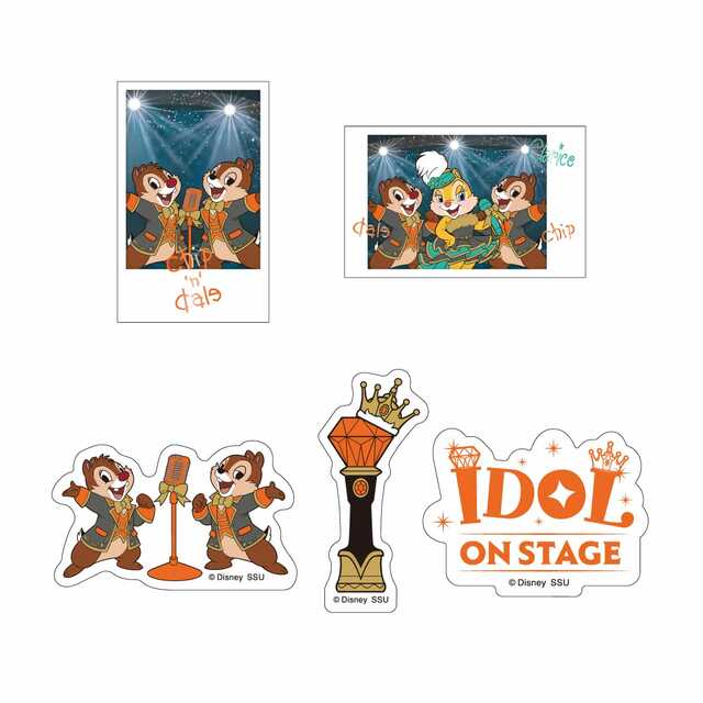 I賞 キャラサイン入りカード&ステッカーセット|Happyくじ「Disney IDOL ON STAGE」