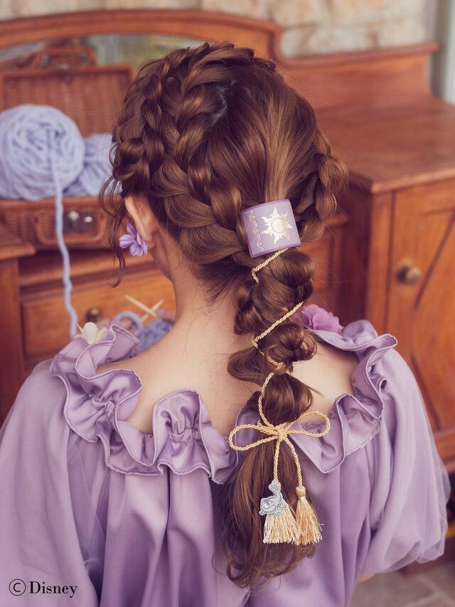 ヘアカフ&ロープ ￥3,500｜Maison de FLEUR あいにゃんコラボレーション ディズニーコレクション『塔の上のラプンツェル』