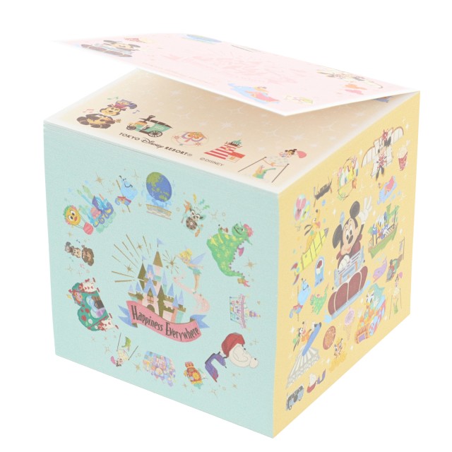 メモブロック 950円｜縦約7×横約7×高さ約7cm、4絵柄