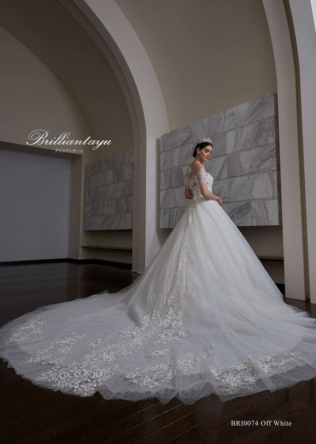 「Brilliantayu (ブリリアンターユ)」新作ウェディングドレス BRI-0074_OffWhite