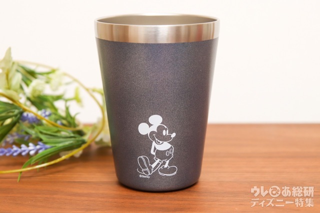 CUP COFFEE TUMBLER BOOK produced by JAM HOME MADE Kirakira Black with MICKEY