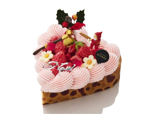 「＜メゾンジブレー＞ノエル ブーケド フランボワーズ」＜価格：6,480円（配送料込み）＞【東急百貨店の“2025年クリスマスケーキ＆デリ・オードブル ”10月1日より予約開始！「SHIBUYA FOOD ISLANDS」には限定品が登場！】