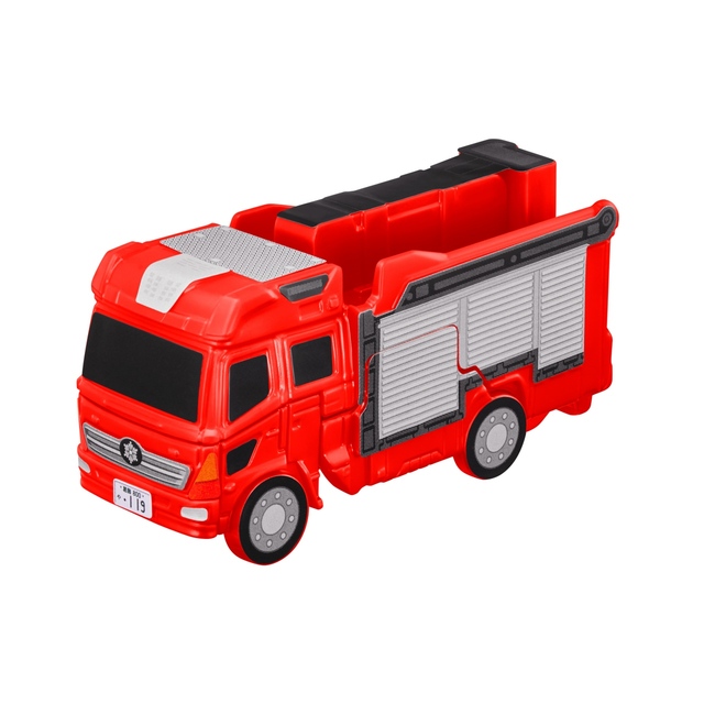 【マクドナルド ハッピーセット「特装合体ロボ ジョブレイバー」】第1弾　2025年7月11日（金）～7月17日（木）「ファイヤブレイバー モリタ 多目的消防ポンプ自動車 MVF」変形前