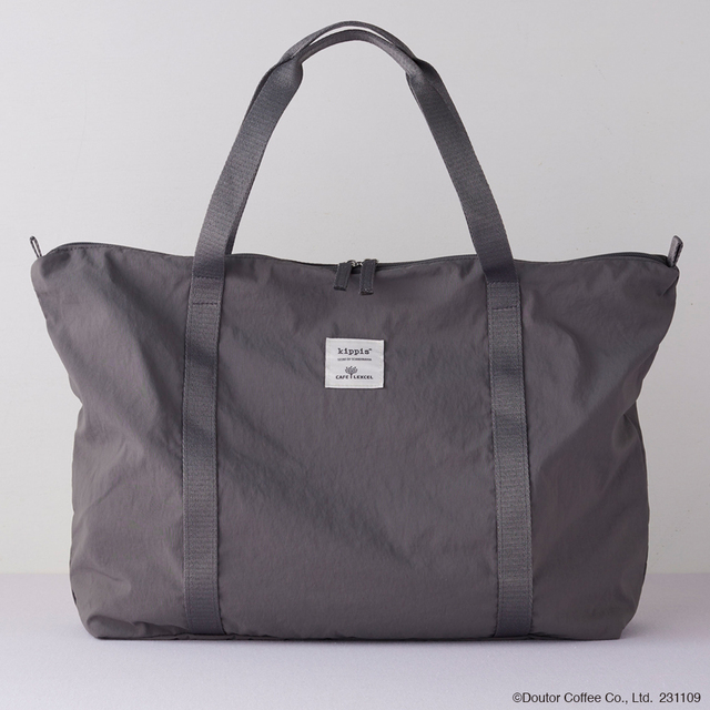キャリーオントラベルバッグ　店舗限定商品グレー【カフェ レクセル「2024 HAPPY BAG」】