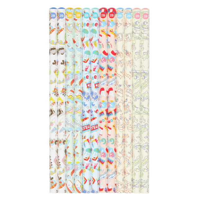 鉛筆セット 1,200円｜東京ディズニーリゾート「Go-Go-Go! with Disney Vehicles」グッズ｜販売店舗：東京ディズニーランド「グランドエンポーリアム」、東京ディズニーシー「キス・デ・ガール・ファッション」｜発売日：2024年7月11日（木）