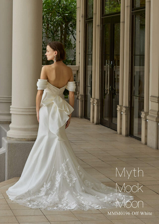 クラウディア「Myth Mock Moon(ミスモックムーン)」新作ウェディングドレス MMM0196_Off White