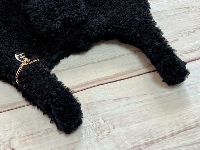 持ち手あがりは約16cm。腕にかけて持つことができます