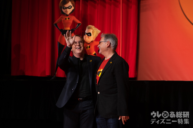 レッドカーペットに来日したブラッド・バード監督とジョン・ウォーカー プロデューサー｜『インクレディブル・ファミリー』ジャパンプレミア