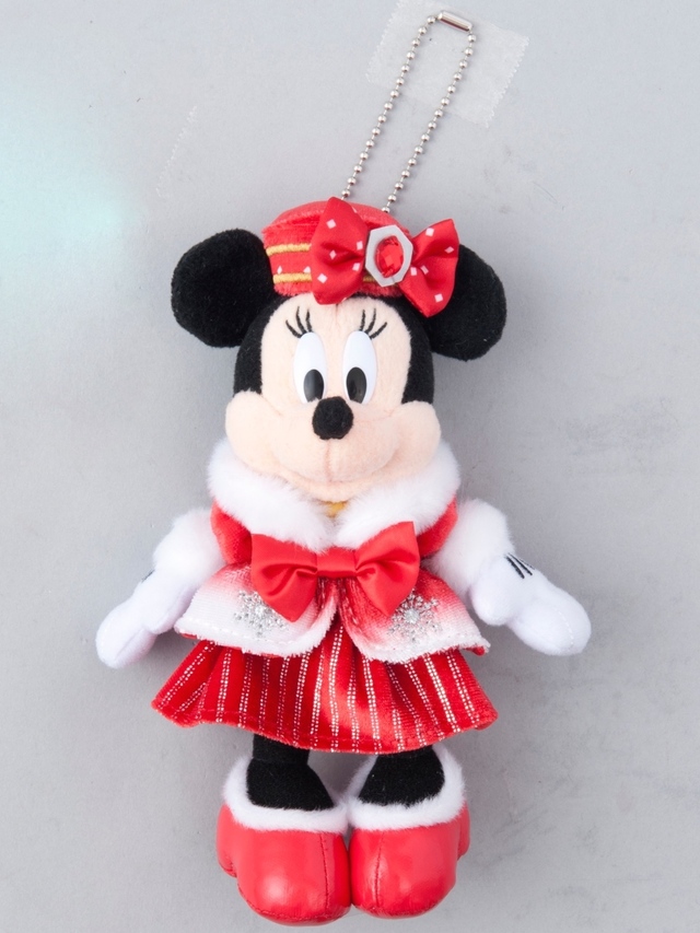 ぬいぐるみバッジ（ミニーマウス）¥1,700｜東京ディズニーシー「クリスマス・ウィッシュ」（2016年）スペシャルグッズ