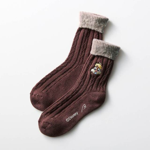裏起毛ソックス「チップ＆デール」｜￥ 1,290 （税込）