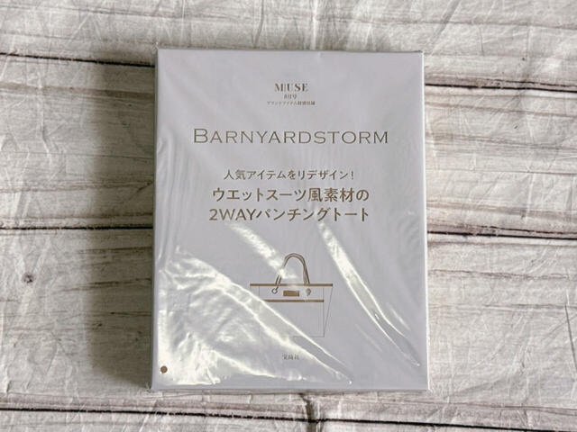 付録は「BARNYARDSTORM（バンヤードストーム）人気アイテムをリデザイン！ウエットスーツ風素材の2WAYパンチングトート」