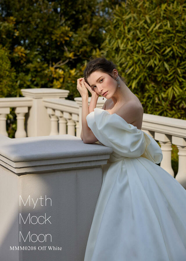 【クラウディア】Myth Mock Moon(ミスモックムーン)新作ウェディングドレス｜MMM0208_OffWhite