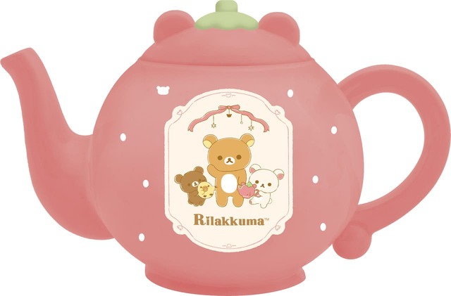 【リラックマ「すてきなお家」シリーズ】「ティーポット」3,520円　かわいいいちご型♪