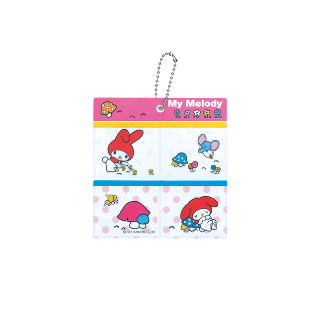 サンリオキャラクターズ レコード盤風フラットポーチ「マイメロディ」