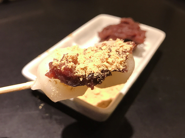 みたらし餡付き 焼き団子食べ放題