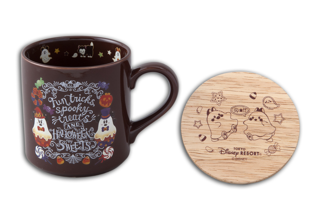 ふた付きマグ 1,700円｜（マグ）直径約8.5×高さ約9cm （蓋）直径約9.5cm｜東京ディズニーランド／東京ディズニーシー「ディズニー・ハロウィーン」2018
