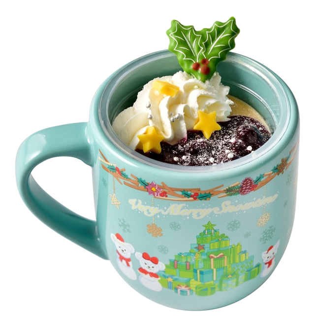 ミルクティームース、スーベニアカップ付き ¥880|ダッフィーのクリスマス(2016年)スペシャルメニュー