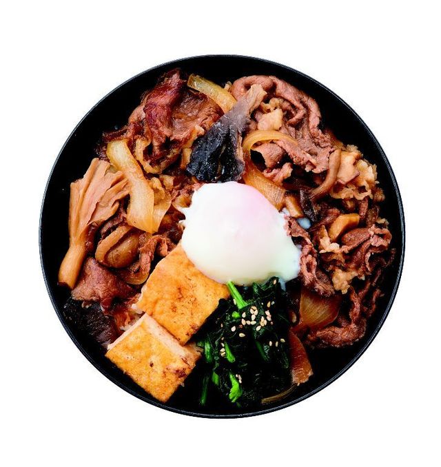 秋のすき焼き丼