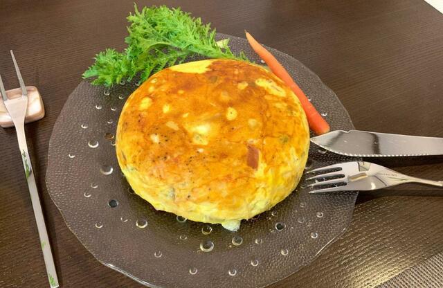 【自動メニューでキッシュ】いい感じの焼き色がつきました