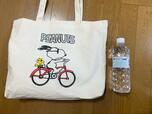 【スヌーピー 軽量トートバッグ】500mlのペットボトルをすっぽり収納可能
