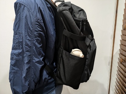 肩の負担を軽くする 撥水上から開くリュック 肩の負担を軽くする 撥水上から開くリュックサック | 無印良品