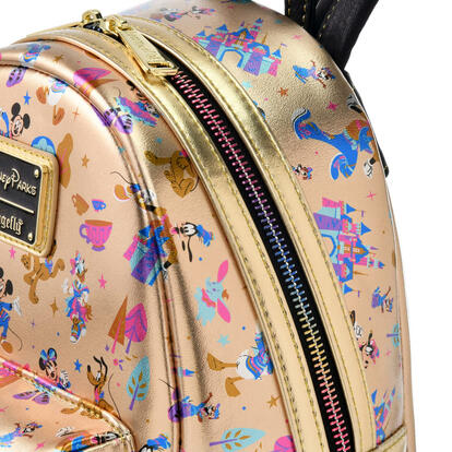ミッキー＆フレンズ　リュックサック　70周年記念　Loungefly ディズニー Mickey Mouse and Friends Loungefly Mini Backpack
