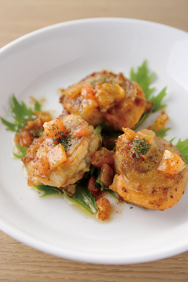 洋食 まつおか（東日本橋）　ほたてガーリックバター600円