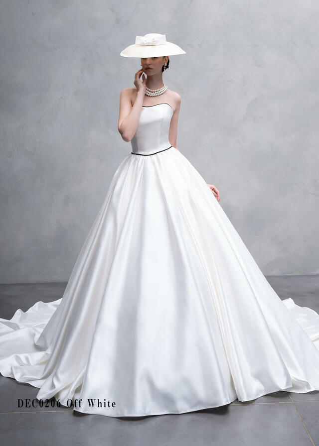 クラウディア｜「Clef a decor-クレアデコール」新作ウェディングドレス｜DEC0206_Offwhite