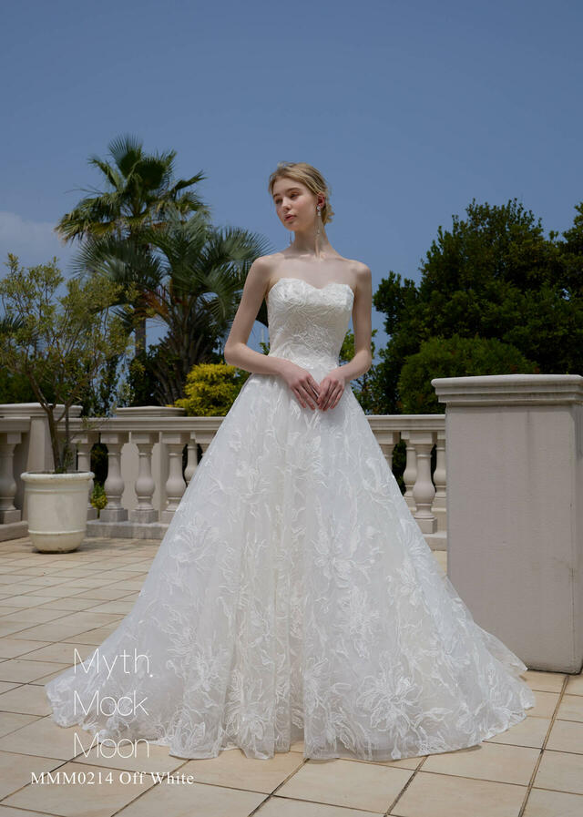 クラウディア|Myth Mock Moon(ミスモックムーン)新作ウェディングドレス|MMM0214_OffWhite