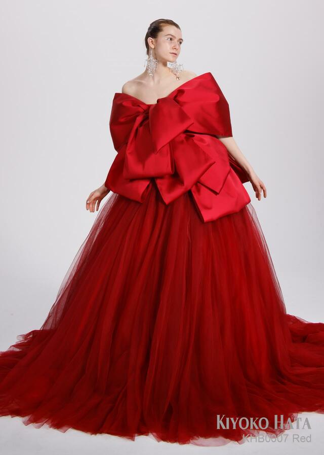 「KIYOKO HATA」新作ウェディングドレス KHB0007_Red