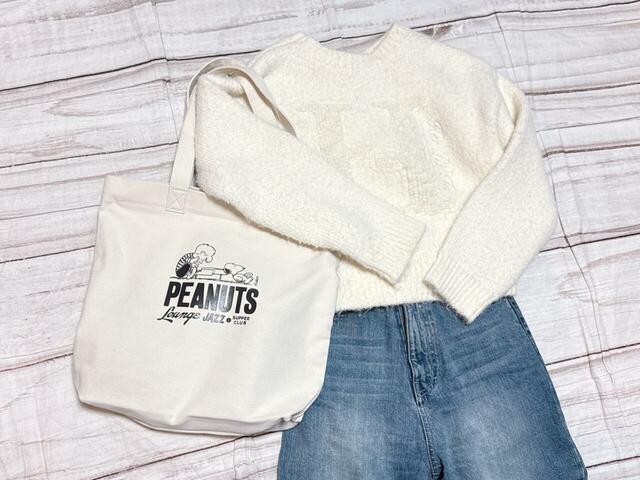 王道のカジュアルコーデに合わせてみました。かわいい♪