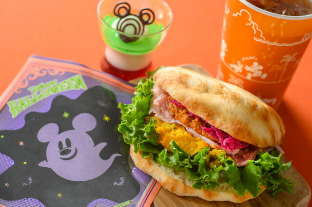 スペシャルセット 1,280円｜東京ディズニーランド「スウィートハート・カフェ」｜東京ディズニーリゾート「ディズニー・ハロウィーン」スペシャルメニュー