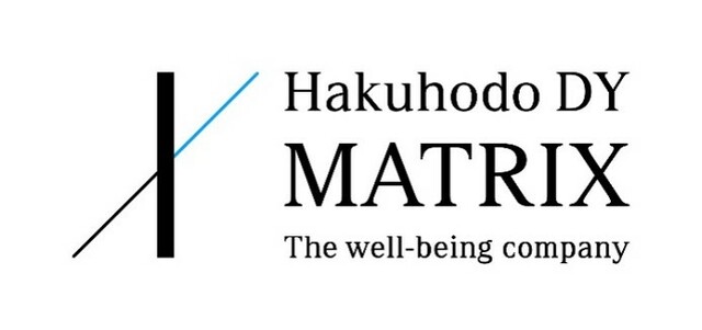 シンクタンク「100年生活者研究所」を運営するHakuhodo DY Matrixの印象的なロゴ