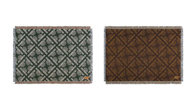 『STARBUCKS STAND by BEAMS ジャカードスローケット』¥17,600