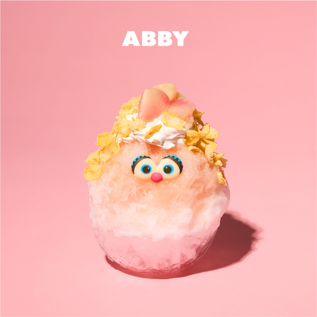 アビー（桃＆チーズ）  ￥1,980【SESAME STREET MARKETのキャラクターかき氷】