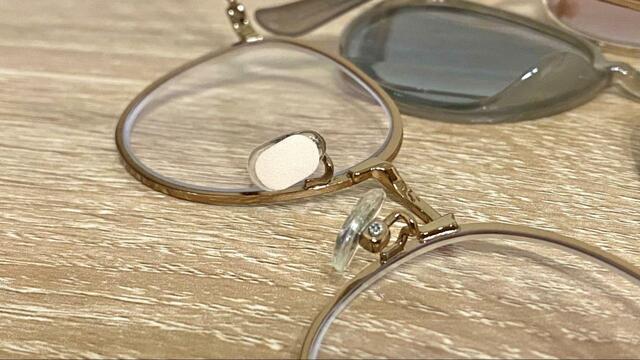 【メガネのばんそうこう　ぱふっと】鼻パッド部分にピッタリサイズ