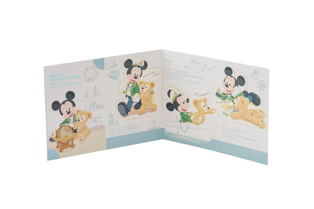 「ダッフィーのワンダフル・ヴォヤッジ」ポストカード&ステッカー