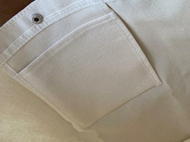 【リンネル2023年6月号 お買い物が楽しくなる！BIGトートバッグ】地味に助かる内ポケットも