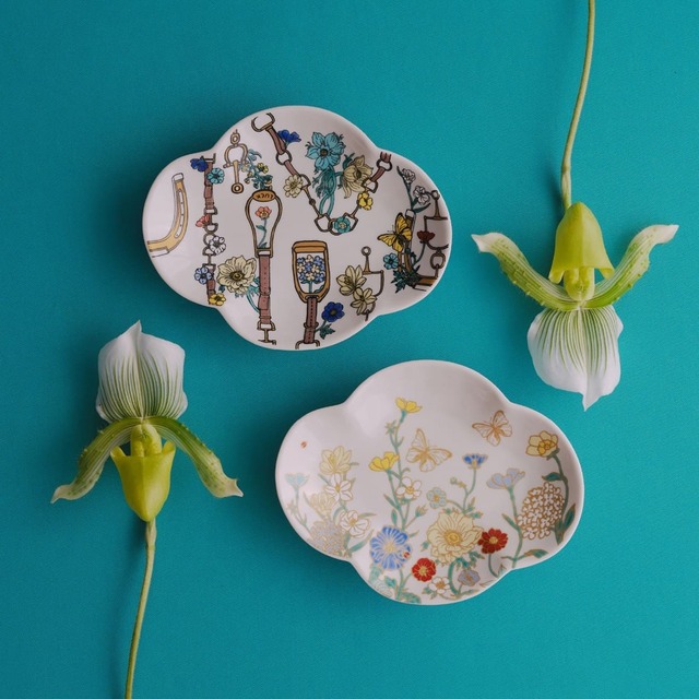 【ナタリー・レテ×Afternoon Tea LIVING】中鉢九谷焼 各4,840円