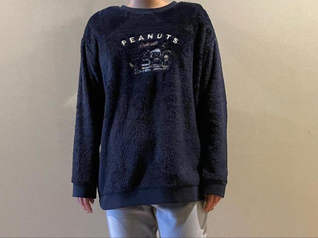 【ユニクロ ピーナッツ ホリデー フリースセット(長袖)】部屋着にこだわりたい人におすすめです