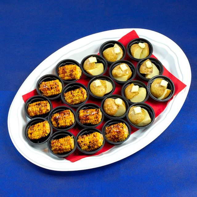 じゃがバター＆焼きとうもろこし