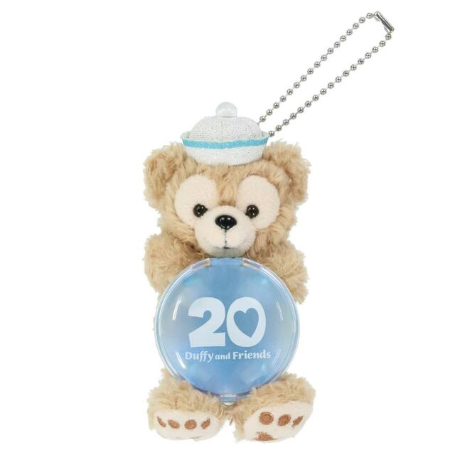 ぬいぐるみチャーム 2,500円｜東京ディズニーシー「ダッフィー＆フレンズ20周年：カラフルハピネス」スペシャルグッズ｜販売開始：2025年4月8日（火）