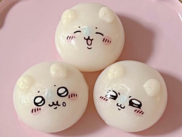 【食べマスモッチちいかわ第2弾】新登場のモモンガ♡ハフムシャッと食べている表情が特にかわいいですね！