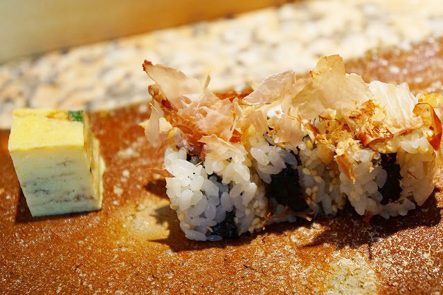 鮨 竹半 若槻（恵比寿）　巻物と玉子焼