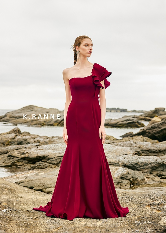 クラウディア|「K.RANNE-クランネ-」新作ウェディングドレス|KNE0047_Red